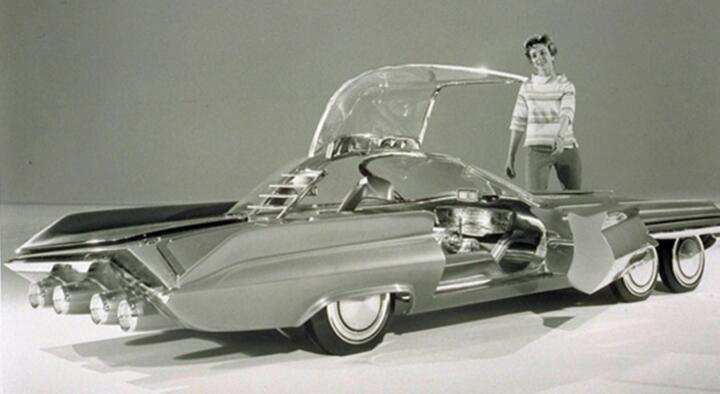 In 1962, the Seattle-ite XXI six-wheeler was Ford’s last concept car using a nuc ...