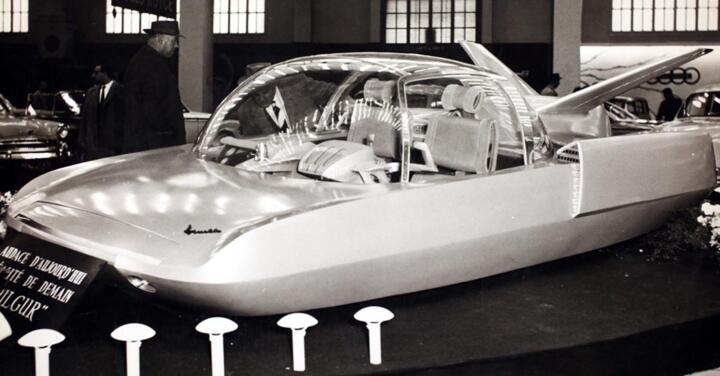 Der Simca Fulgur begeisterte 1959 bei seiner Premiere – eine Dampfturbine wurde ...