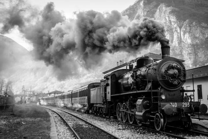 They used to be a common sight: steam locomotives.