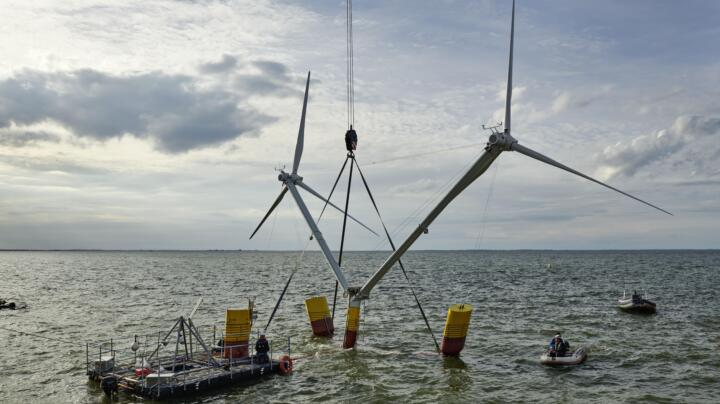 Mit der Kraft des Windes