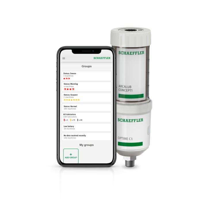 OPTIME C1 Smart Lubricator: Connected to the condition monitoring system, C1 ens ...